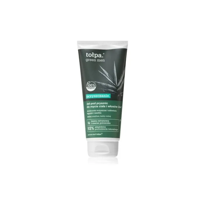 Topa Green Men Shower Gel For Body And Hair 2in1 200ml
