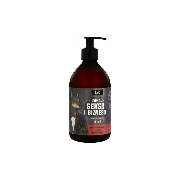 Laqdoberman Exclusive Black Matte Shower Gel 8 In 1 500ml