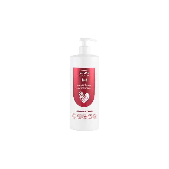 Forte Sweeden On Line Family Time 3 In 1 Gel For Body Hair And Face Magnolia Dream 850 Ml