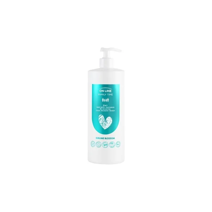 Forte Sweeden On Line Family Time 3 In 1 Gel For Body Hair And Face Sublime Blossom 850 Ml