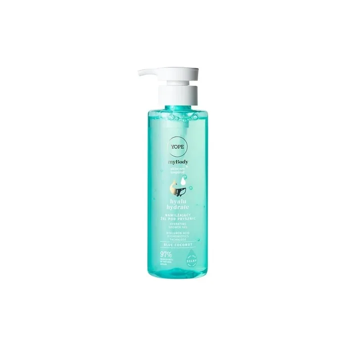 Yope Moisturizing Shower Gel for Dry Skin with Hyaluronic Acid 97 Ingredients