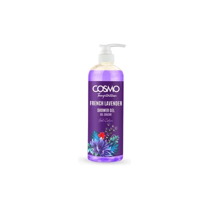 Cosmo Cosmetics Temptation Shower Gel French Lavender 1000ml
