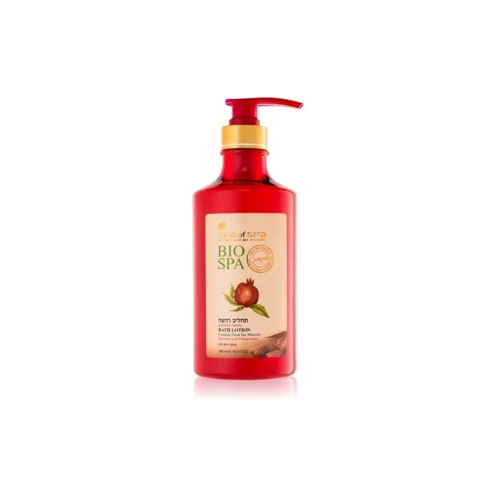 Sea of Spa Bio Spa Pomegranate Shower and Bath Cream - 780 ml, with Dead Sea minerals