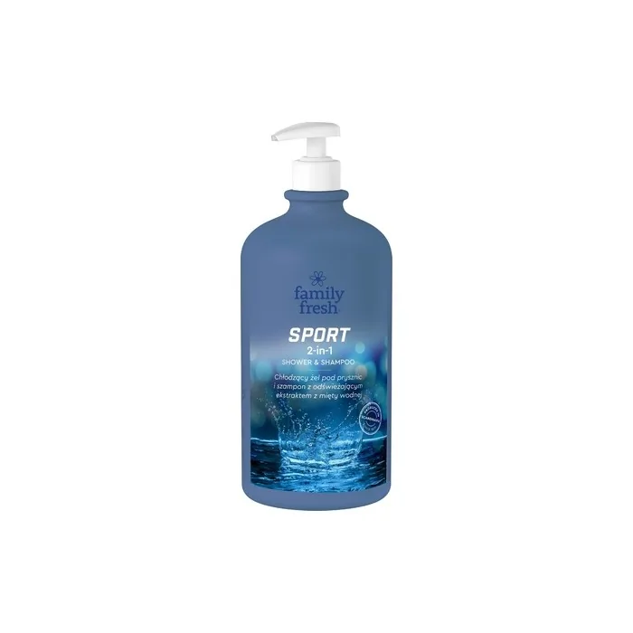 Orkla Family Fresh Cooling Shower Gel 2in1 Sport 1000ml