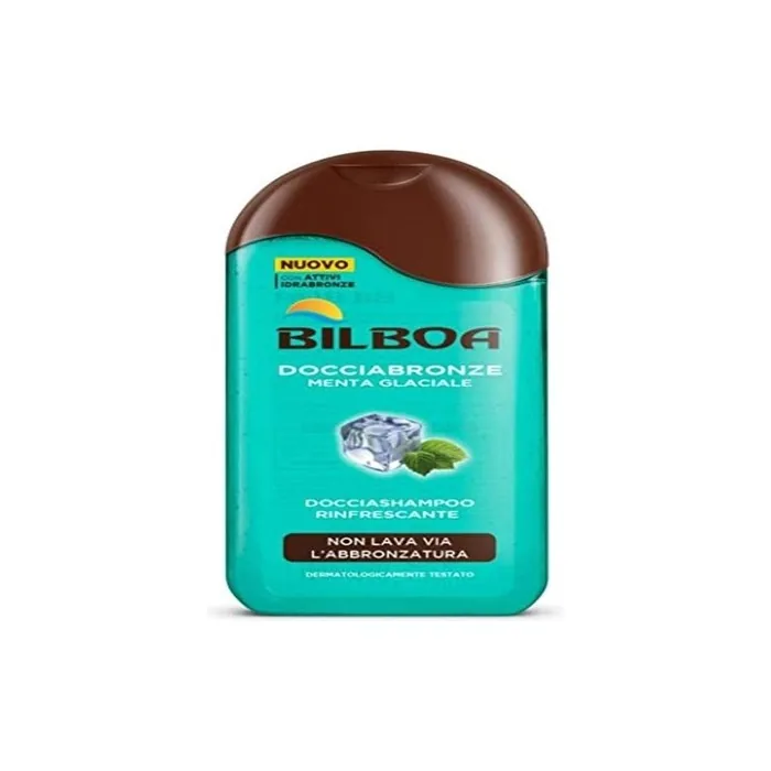 Bilboa Refreshing Shower Gel Shampoo with Glacier Mint for Body and Hair 220ml