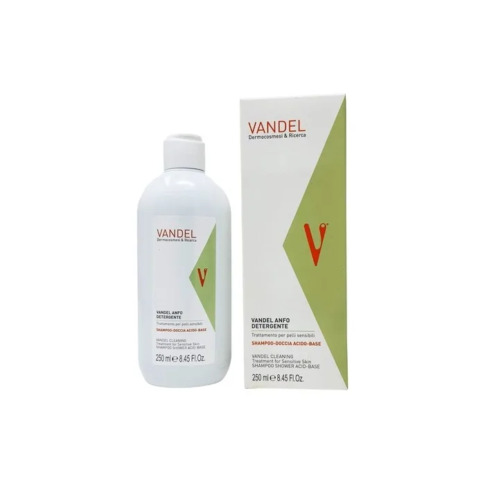 Shampoo and Shower Vandel Anfo Cleansing For Sensitive Skin 250ml Made in Italy