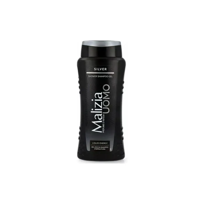 Malizia Uomo Silver Shower Gel & Shampoo 250ml - Aloe Vera