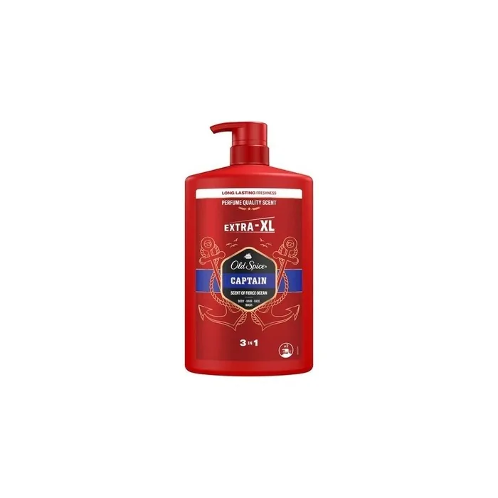 Old Spice Captain Shower Gel For Men 1000 Ml Bodyhairface Wash