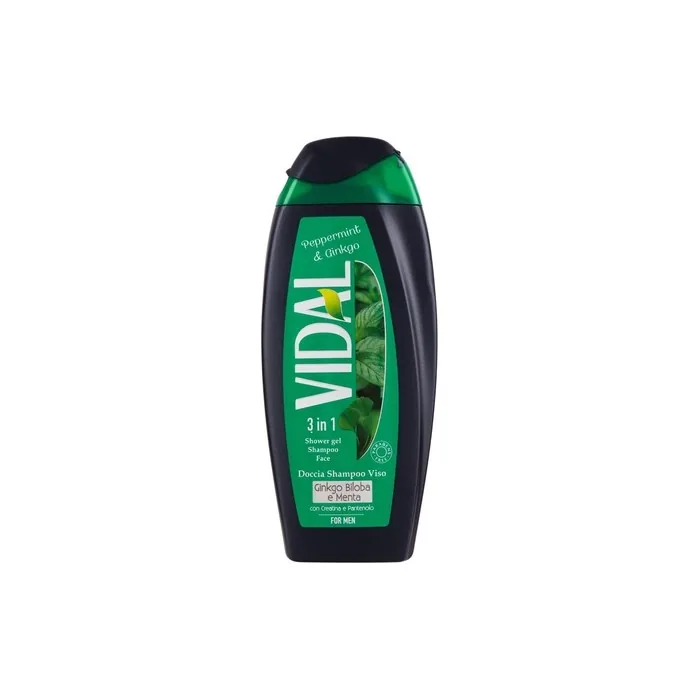 Vidal Shower Gel, Peppermint & Ginkgo, 250 Ml