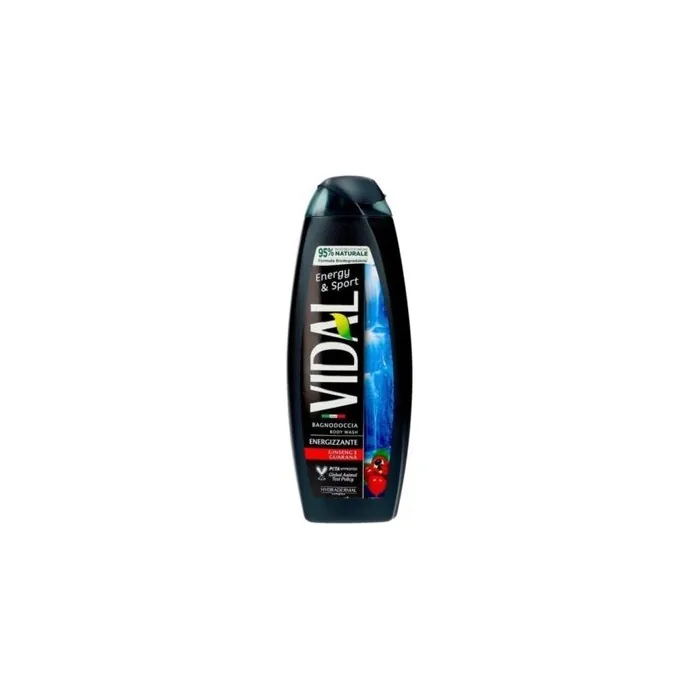 VIDAL Energy & Sport Energizing Shower Gel with Ginseng and Guarana 500ml