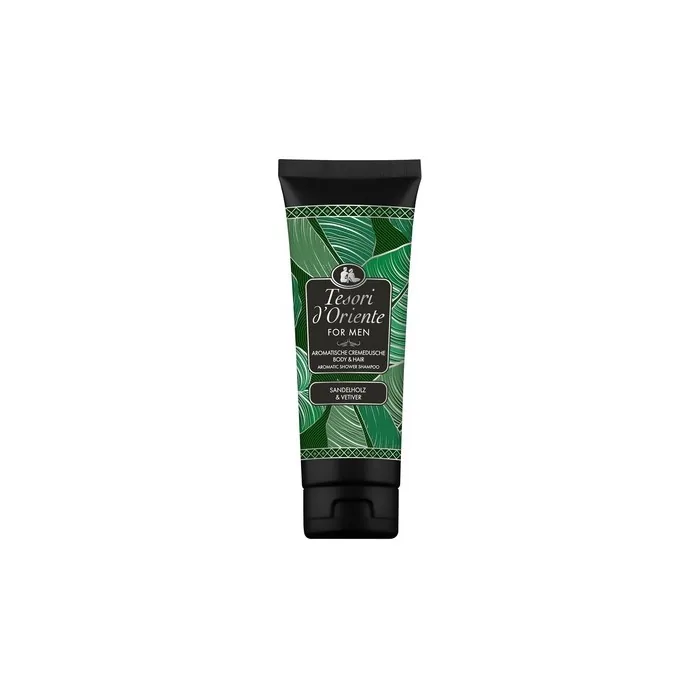 Tesori D'Oriente Cream Shower Body & Hair Vetiver & Sandalwood for Men