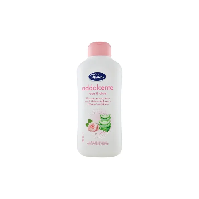Venus Softening Shower Gel with Rose and Aloe 650ml