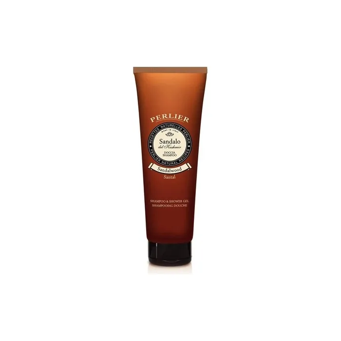 Perlier Sandalwood Shampoo and Shower Gel for Men 8.4 oz