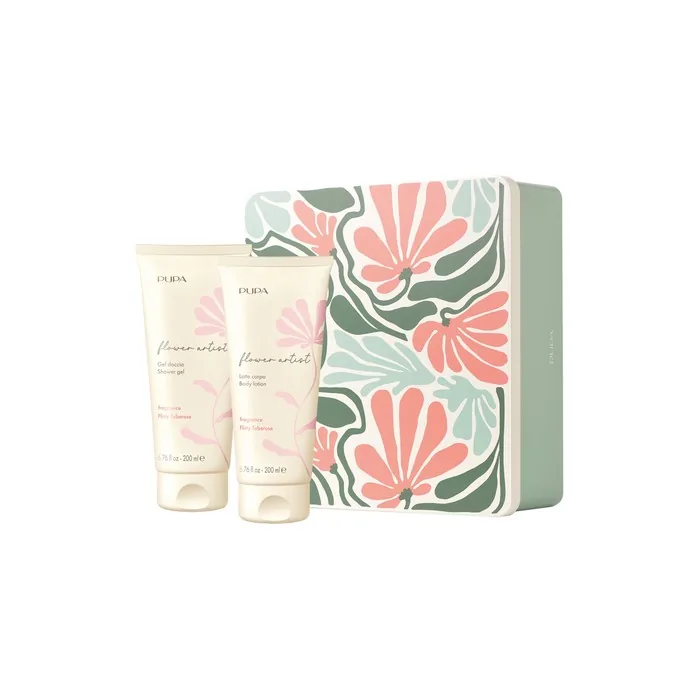 Pupa Flower Artist Flirty Tuberose Shower Gel 200 Ml Body Lotion 200 Ml
