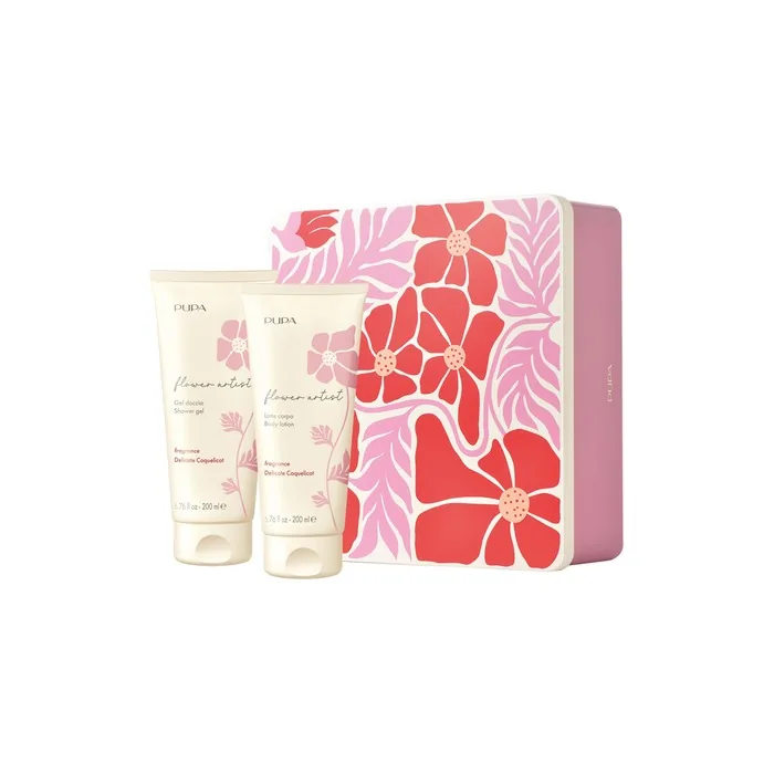 Pupa Flower Artist Delicate Coquelicot Shower Gel 200 Ml Body Lotion 200 Ml