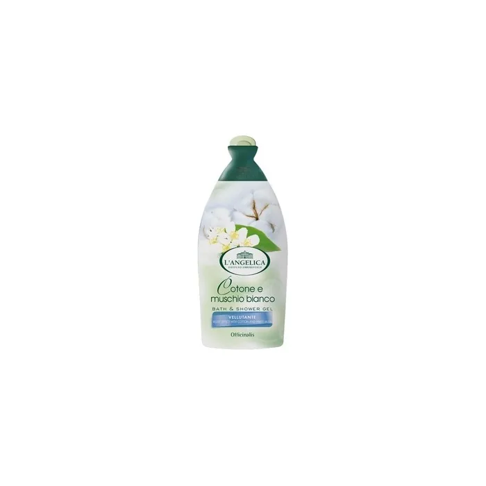 L'Angelica Shower Gel Velvet Cotton and White Musk 500ml