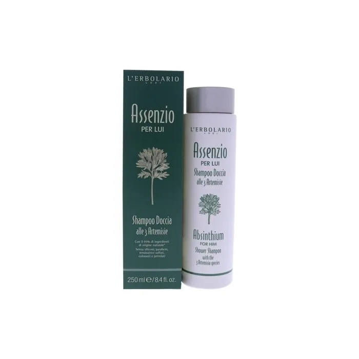 L'Erbolario Absinthium for Him Shower Shampoo with Three Artemisia Species