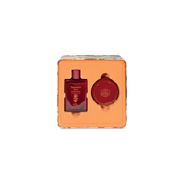 L'Erbolario Beauty Secrets Duo Sweet Poppy Shower Gel And Body Cream