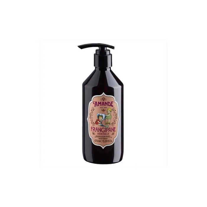 L'Amande Frangipane Shower Gel 470ml - Soothing and Emollient Body Wash