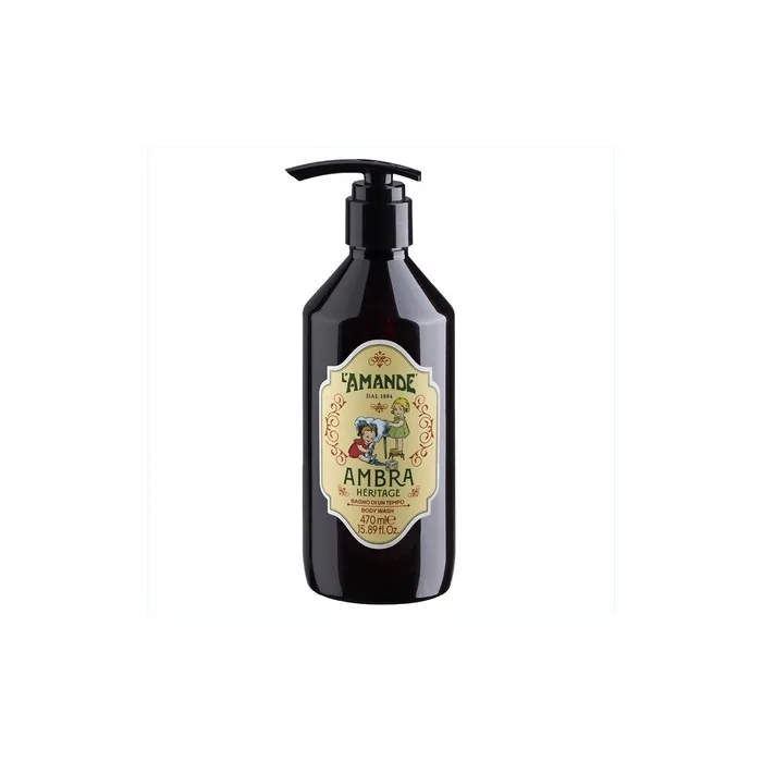 L'Amande Bagno di un Tempo Ambra Emollient and Soothing Shower Gel 470ml