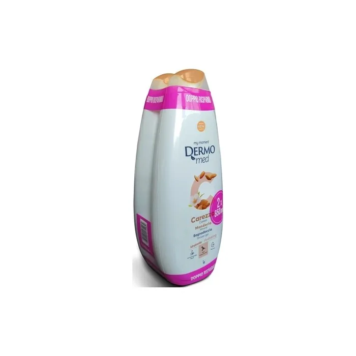 Dermomed Shower Gel Almond Care 650ml - Pack of 2