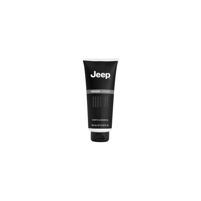 JEEP Freedom Shampoo & Shower Gel for Men with Aromatic Woody Scent Fresh Feeling Made in Italy 400ml