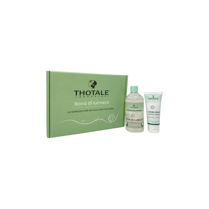 Thotale Snail Mucus Shower Gel 400ml and Hand Cream 100ml Gift Set