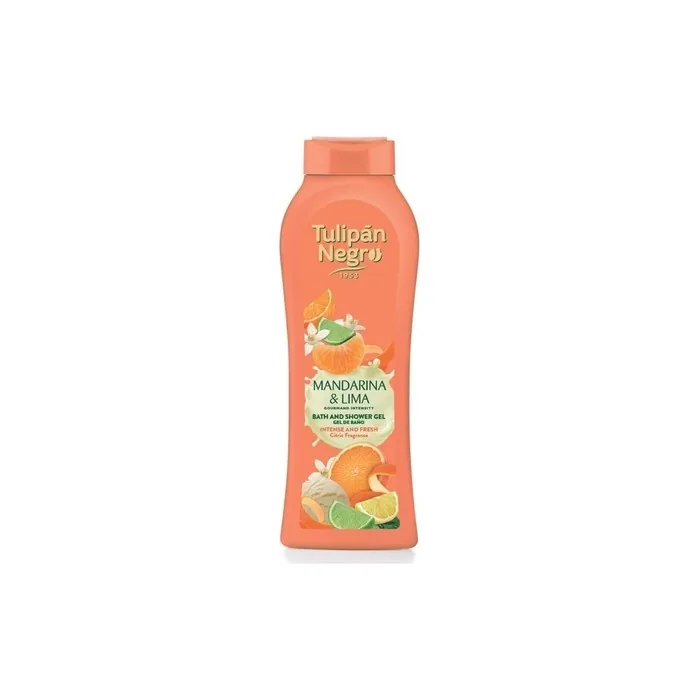Black Tulip, Mandarin and Lime Gel Shower Bath Super Scented Shower Gel 650ml