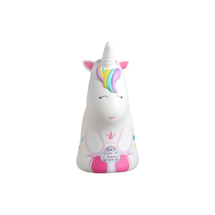 Unicorn 2-in-1 Shower Gel & Shampoo for Kids & Adults - Vegan, 90% Natural