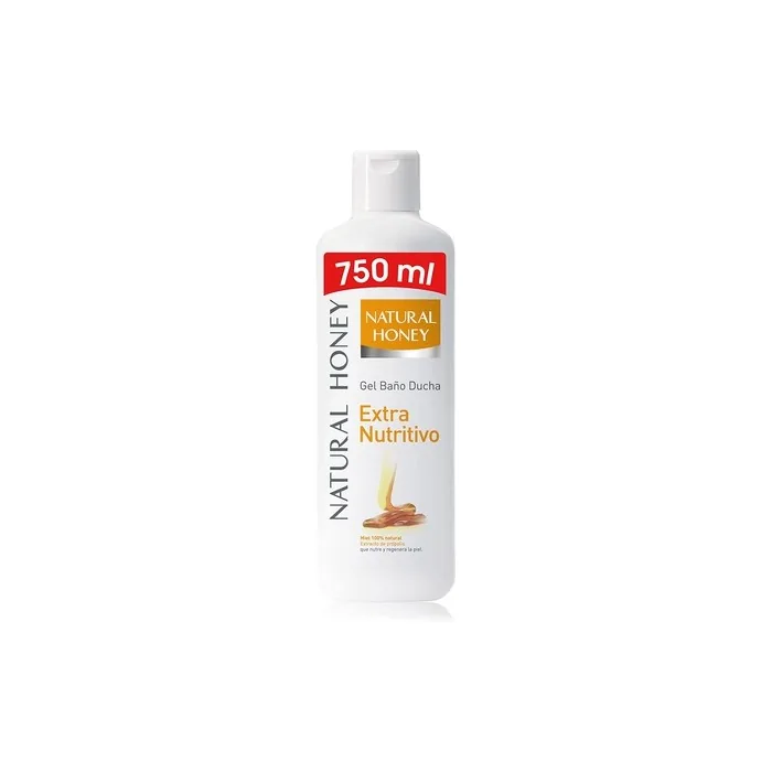 Natural Honey Gel De Baño Extra Nutritivo Con Miel 750 Ml