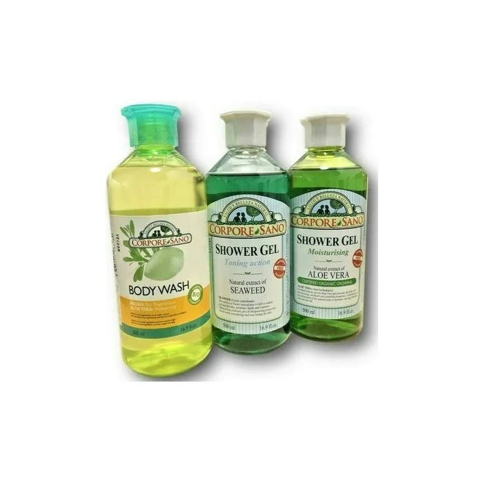 Corpore Sano Shower Gel Body Wash No Parabens Silicones Certified Bio Extract
