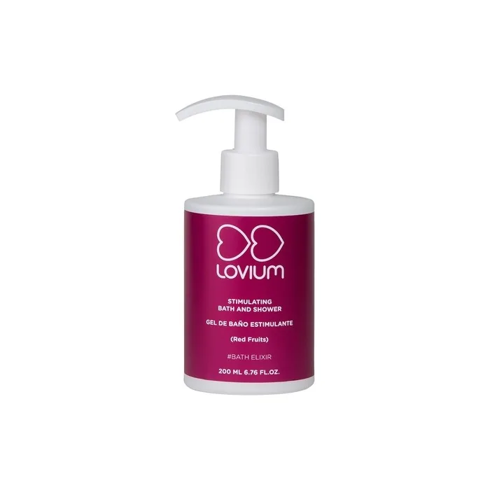 Stimulating Shower Gel Red Berry Aroma 200ml Lovium