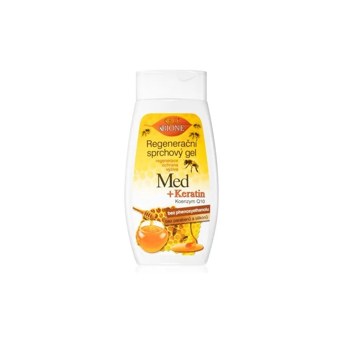 Bione Cosmetics Honey Q10 Regenerating Shower Gel 260 Ml