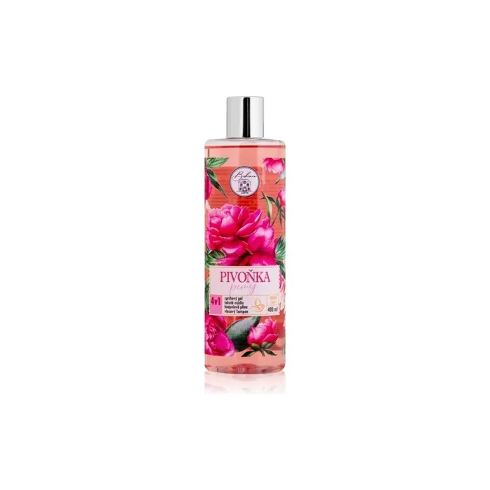 Bohemia Gifts & Cosmetics Peony Gel Detergent For Body And Hair 400 Ml