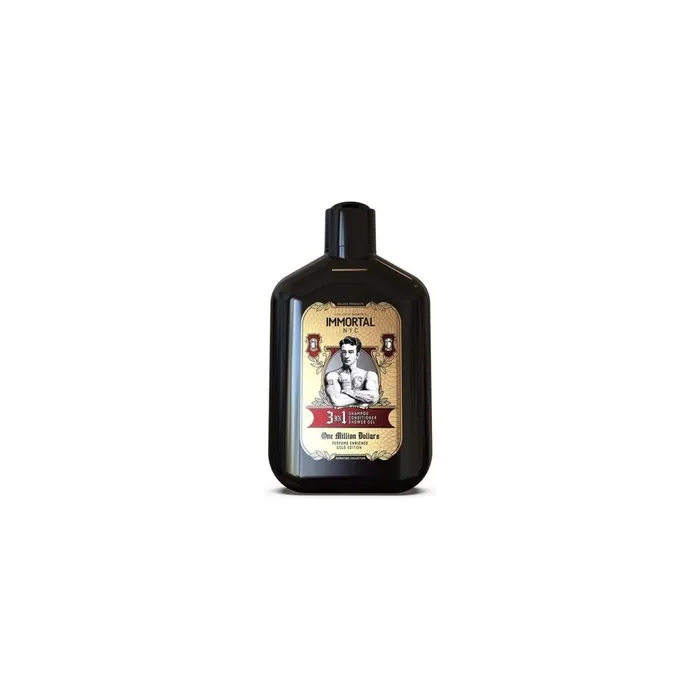 Immortal One Million Dollars 3-in-1 Shower Shampoo Conditioner and Body Wash 500ml