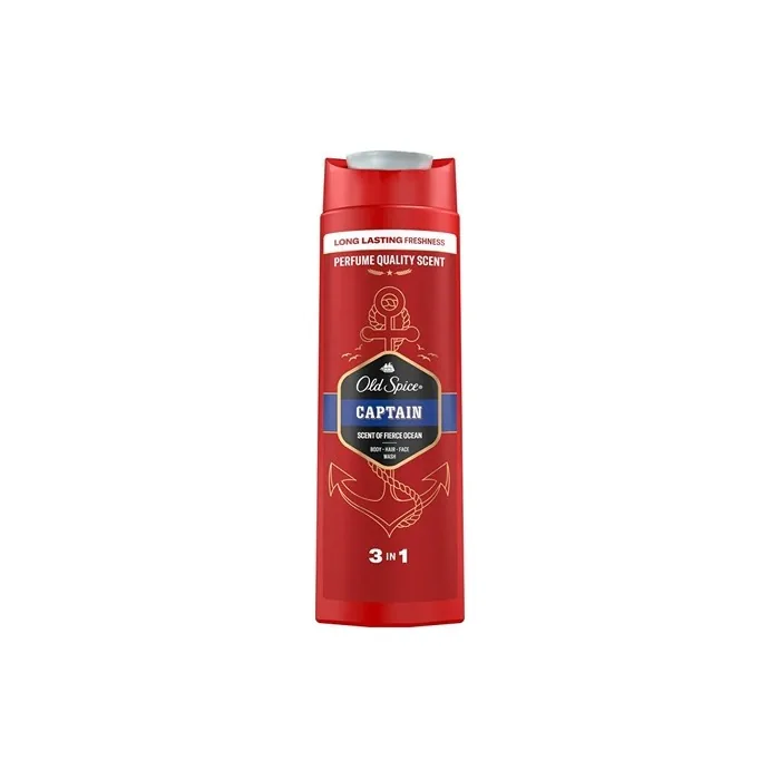 Old Spice Shower Gel 3 In 1 Captain - Shower Gel + Shampoo