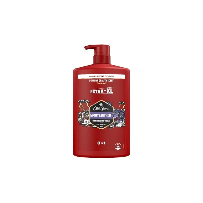 Old Spice Nightpanther Shower Gel For Men - Body, Hair, And Face Wash