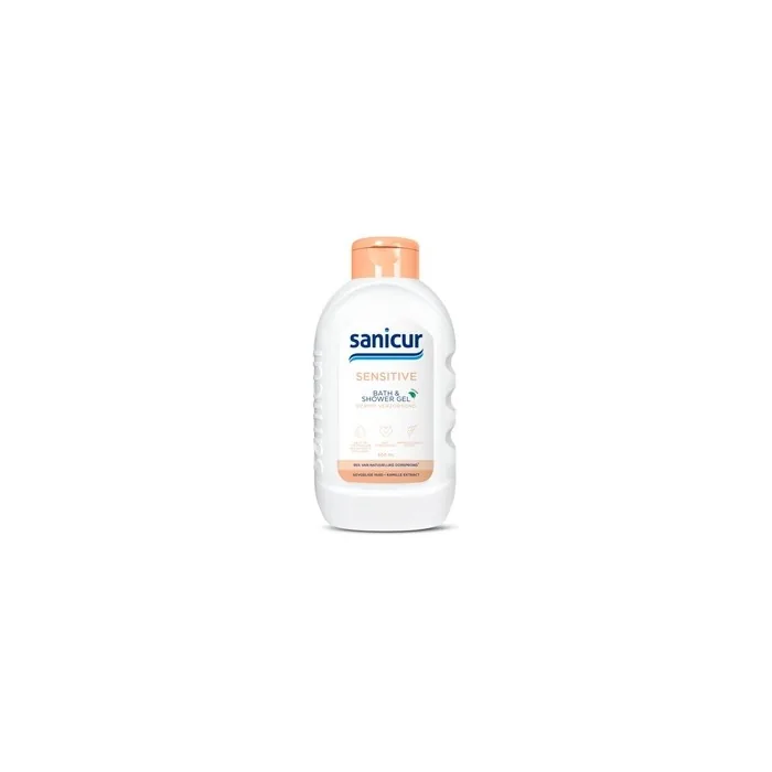 Sanicur Bath & Shower Gel Sensitive Gentle Cleansing For Sensitive Skin