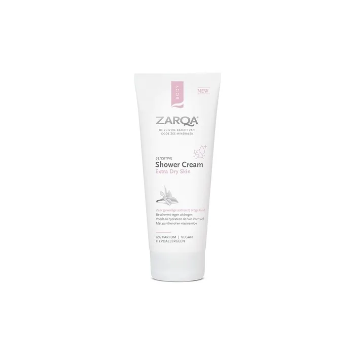 Zarqa Body Shower Cream For Dry Skin Sensitive Gentle Cleansing For Sensitive Skin