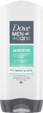Dove Men Care Sensitive 3 In 1 Shower Gel - 400 Ml