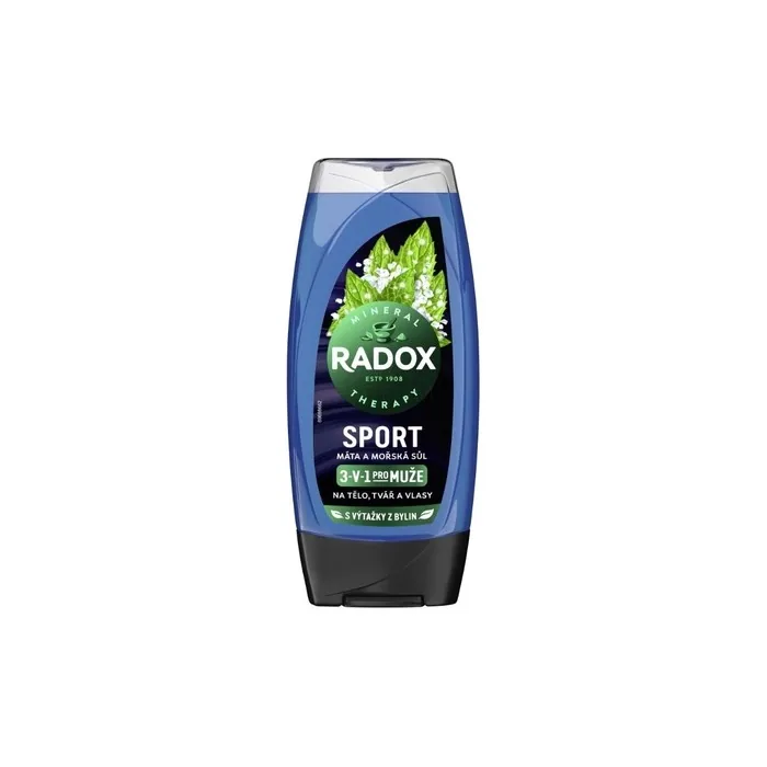 Radox Sport Shower Gel For Women - Lemon Grass And Sea Salt, 225 Ml