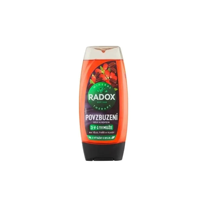 Radox Men Awakening 3-In-1 Shower Gel For Men With Goji And Caffeine, 225 Ml
