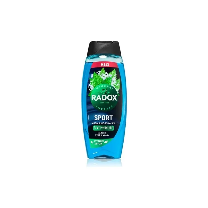 Radox Sport Mint And Sea Salt 3 Shower Gel
