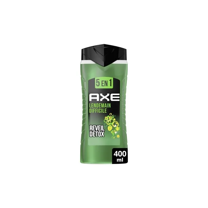 Axe 3 In 1 Shower Gel For Men - 400 Ml - Detox Wake Up