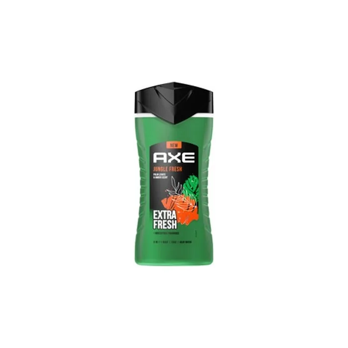 Axe Jungle Fresh 3-In-1 Shower Gel Shampoo For Body, Face, And Hair - 250 Ml