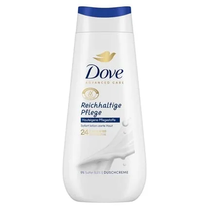 Dove Advanced Care Rich Care Shower Gel 225ml