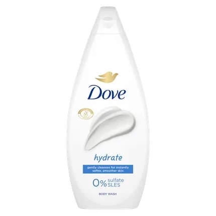 Dove Hydrate Shower Gel Gentle Cleansing For Softer Smoother Skin