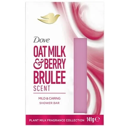 Dove Shower Bar with Oat Milk and Berry Brulee Scent 141g