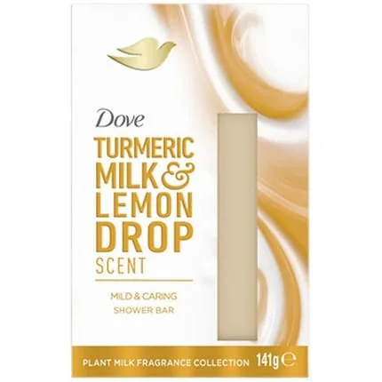 Dove Shower Bar with Turmeric Milk and Lemon Drop Scent 141g