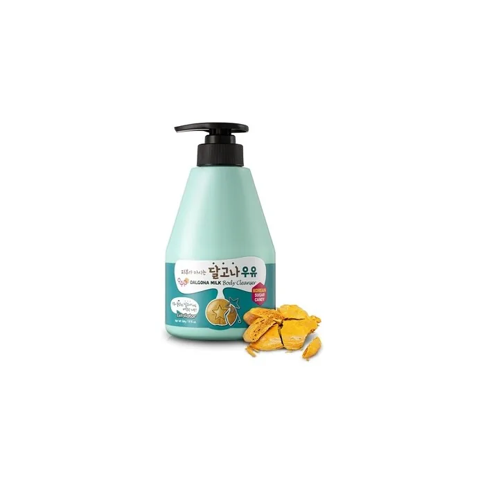 Welcos Kwailnara Dalgona Sugar Cookie Body Wash with Black